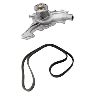 Replacement - Engine Coolant Water Pump and Drive Belt Kit