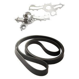 Replacement - Engine Coolant Water Pump and Drive Belt Kit