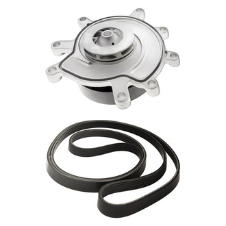 Replacement - Engine Coolant Water Pump and Drive Belt Kit