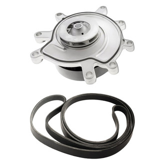 Replacement - Engine Coolant Water Pump and Drive Belt Kit