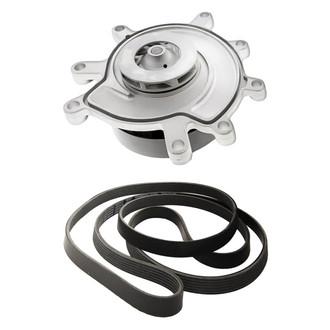 Replacement - Engine Coolant Water Pump and Drive Belt Kit