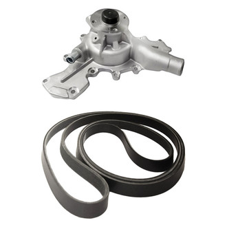 Replacement - Engine Coolant Water Pump and Drive Belt Kit
