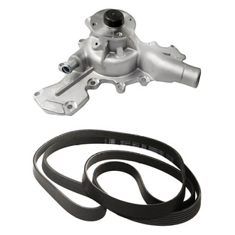 Replacement - Engine Coolant Water Pump and Drive Belt Kit