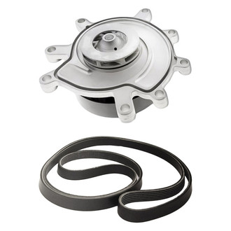 Replacement - Engine Coolant Water Pump and Drive Belt Kit
