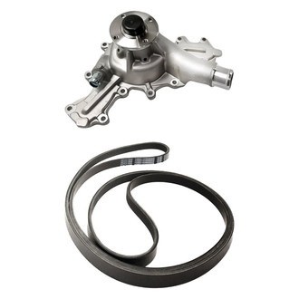 Replacement - Engine Coolant Water Pump and Drive Belt Kit
