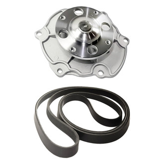 Replacement - Engine Coolant Water Pump and Drive Belt Kit