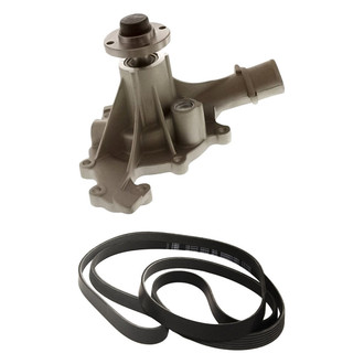 Replacement - Engine Coolant Water Pump and Drive Belt Kit