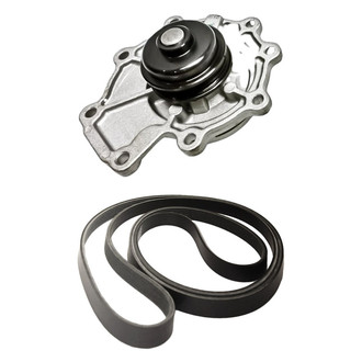Replacement - Engine Coolant Water Pump and Drive Belt Kit