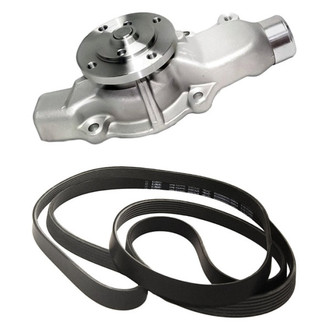 Replacement - Engine Coolant Water Pump and Drive Belt Kit