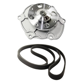 Replacement - Engine Coolant Water Pump and Drive Belt Kit