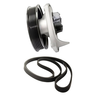 Replacement - Engine Coolant Water Pump and Drive Belt Kit