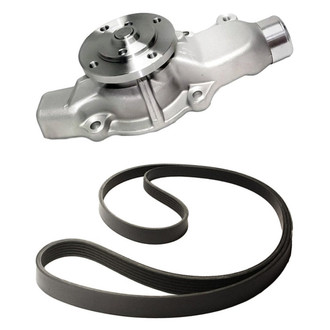 Replacement - Engine Coolant Water Pump and Drive Belt Kit