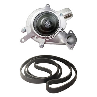 Replacement - Engine Coolant Water Pump and Drive Belt Kit