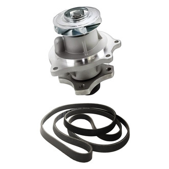 Replacement - Engine Coolant Water Pump and Drive Belt Kit