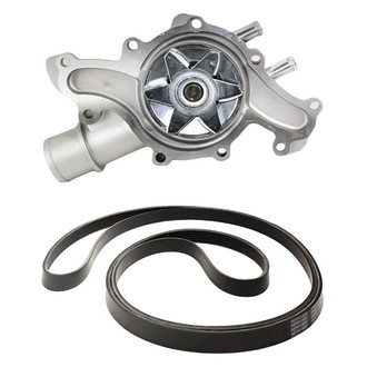 Replacement - Engine Coolant Water Pump and Drive Belt Kit
