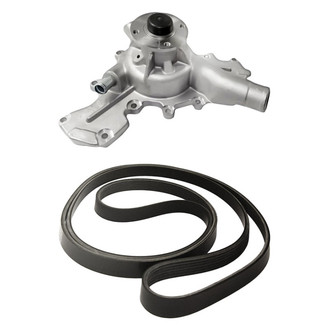 Replacement - Engine Coolant Water Pump and Drive Belt Kit