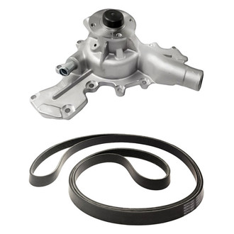 Replacement - Engine Coolant Water Pump and Drive Belt Kit