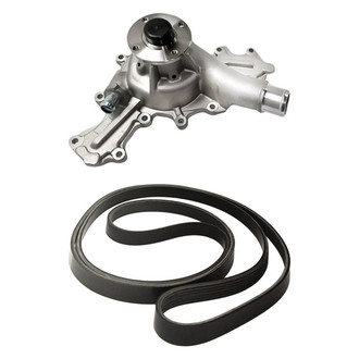 Replacement - Engine Coolant Water Pump and Drive Belt Kit