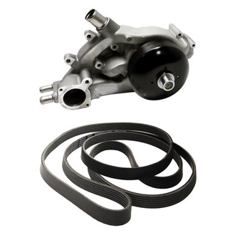 Replacement - Engine Coolant Water Pump and Drive Belt Kit