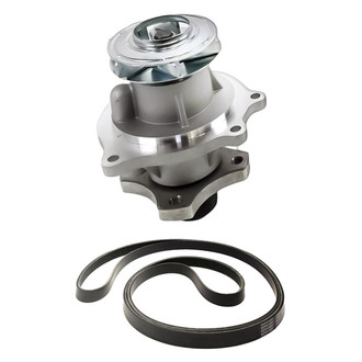 Replacement - Engine Coolant Water Pump and Drive Belt Kit