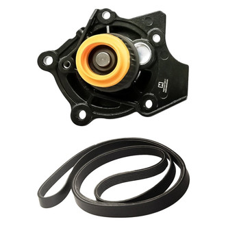 Replacement - Engine Coolant Water Pump and Drive Belt Kit