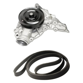 Replacement - Engine Coolant Water Pump and Drive Belt Kit