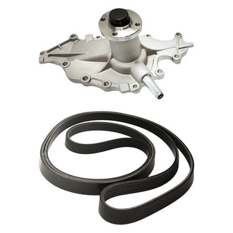 Replacement - Engine Coolant Water Pump and Drive Belt Kit