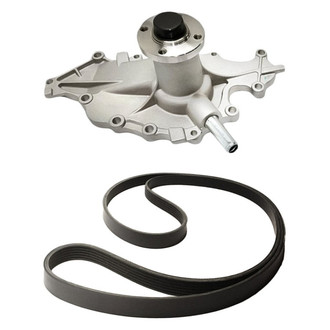 Replacement - Engine Coolant Water Pump and Drive Belt Kit