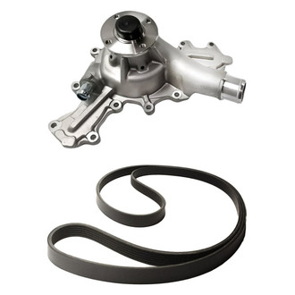 Replacement - Engine Coolant Water Pump and Drive Belt Kit