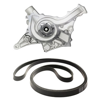 Replacement - Engine Coolant Water Pump and Drive Belt Kit