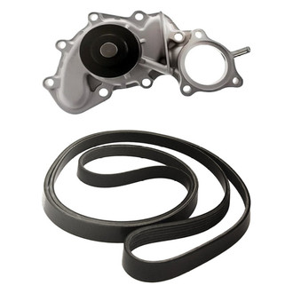 Replacement - Engine Coolant Water Pump and Drive Belt Kit