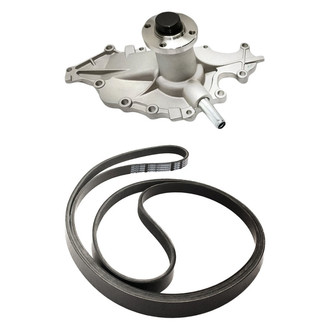 Replacement - Engine Coolant Water Pump and Drive Belt Kit