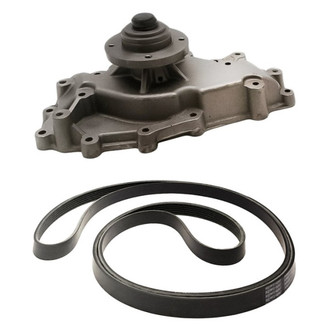 Replacement - Engine Coolant Water Pump and Drive Belt Kit