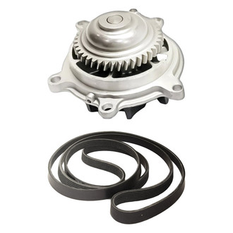 Replacement - Engine Coolant Water Pump and Drive Belt Kit