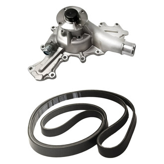 Replacement - Engine Coolant Water Pump and Drive Belt Kit