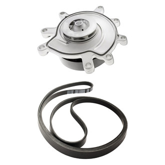 Replacement - Engine Coolant Water Pump and Drive Belt Kit