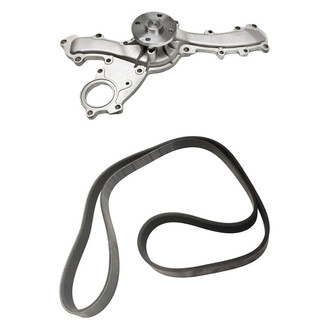 Replacement - Engine Coolant Water Pump and Drive Belt Kit