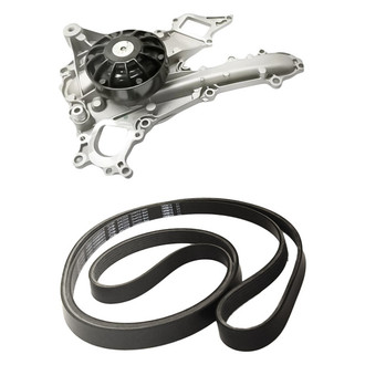 Replacement - Engine Coolant Water Pump and Drive Belt Kit