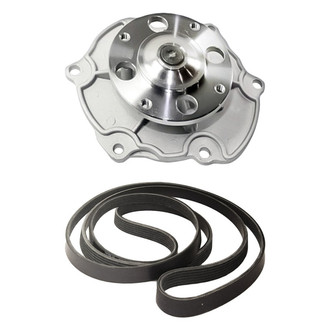 Replacement - Engine Coolant Water Pump and Drive Belt Kit