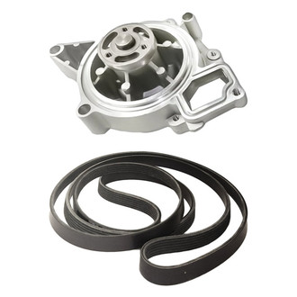 Replacement - Engine Coolant Water Pump and Drive Belt Kit