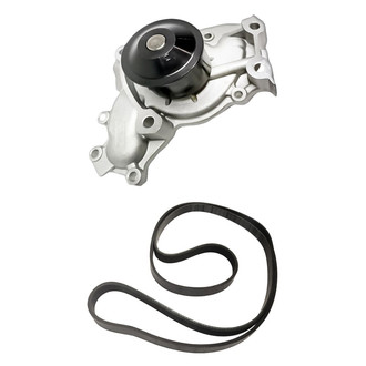 Replacement - Engine Coolant Water Pump and Drive Belt Kit