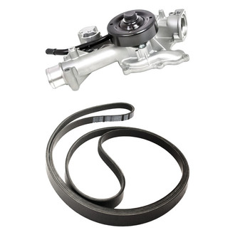 Replacement - Engine Coolant Water Pump and Drive Belt Kit