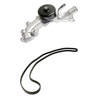 Replacement - Engine Coolant Water Pump and Drive Belt Kit