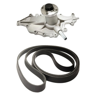 Replacement - Engine Coolant Water Pump and Drive Belt Kit