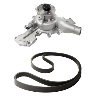 Replacement - Engine Coolant Water Pump and Drive Belt Kit