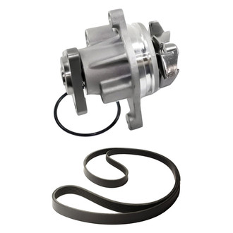 Replacement - Engine Coolant Water Pump and Drive Belt Kit