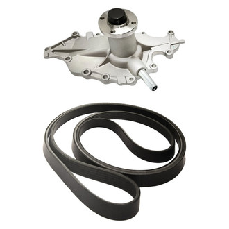 Replacement - Engine Coolant Water Pump and Drive Belt Kit