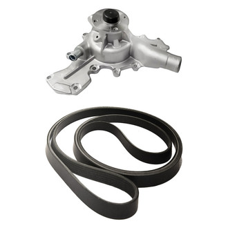 Replacement - Engine Coolant Water Pump and Drive Belt Kit