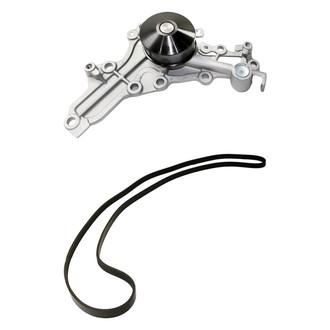Replacement - Engine Coolant Water Pump and Drive Belt Kit