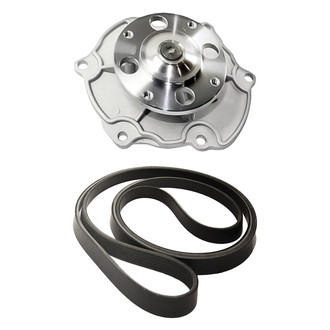 Replacement - Engine Coolant Water Pump and Drive Belt Kit